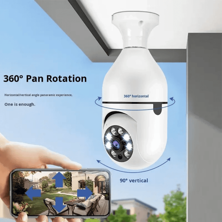 Caméra de Sécurité IP 360° – Discrète, Intelligente et Sans Fil- stock très limité - NatuRose naturose.store
