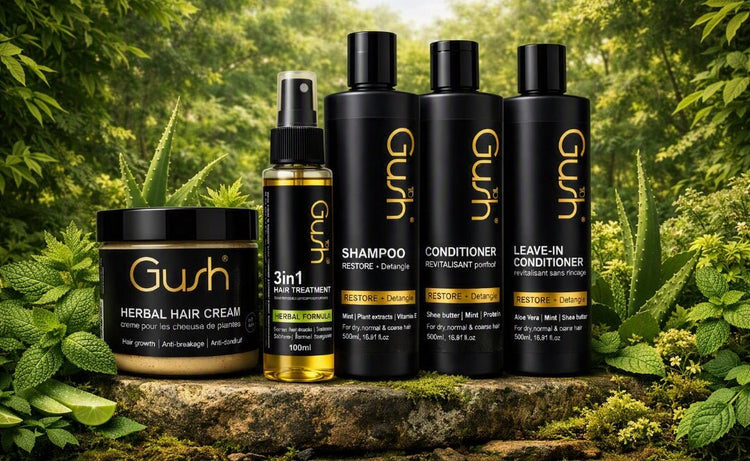 GUSH Kit Complet 5-en-1 – Pousse Intense, Croissance Rapide & Cheveux Réparés – Stock Limité - NatuRose naturose.store