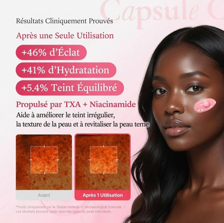 CRÈME CAPSULE CORÉENNE NIACINAMIDE TXA 5% — ÉCLAT, ANTI-TACHES & TEINT UNIFIÉ | MEDICUBE 55G - NatuRose