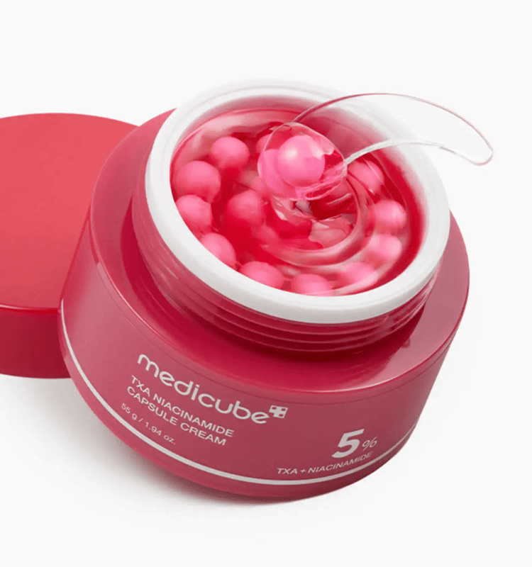 Crème Capsule Coréenne Niacinamide TXA 5% — Éclat, Anti-Taches & Teint Unifié | Medicube 55g - NatuRose naturose.store
