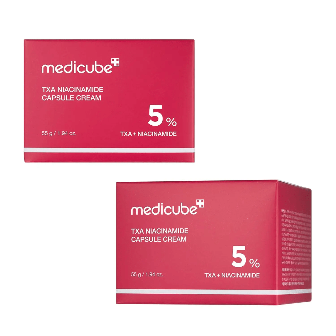 Crème Capsule Coréenne Niacinamide TXA 5% — Éclat, Anti-Taches & Teint Unifié | Medicube 55g - NatuRose naturose.store